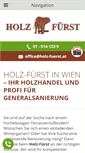 Mobile Screenshot of holz-fuerst.at