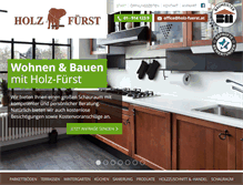 Tablet Screenshot of holz-fuerst.at